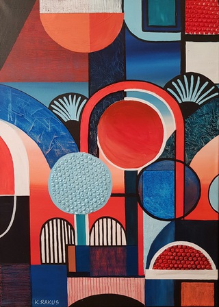 Dreamland 2  50x70cm
Acrylmischtechnik auf Leinwand 550 €