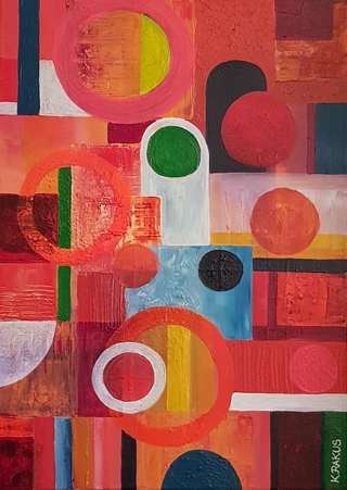 UC by KT1 (50x70cm, Acryl auf Leinwand)