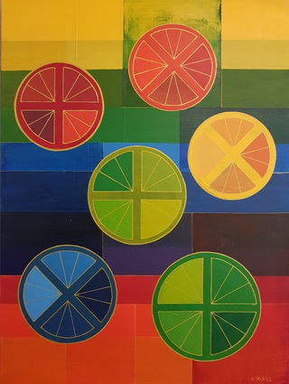 UCBYKT II (Acrylfarbe auf 3D-Leinwand, 60x 80x5cm)